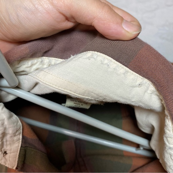 Vintage Magellan Sportswear 100% Cotton Plaid Button Up Shirt Flannel Style Fall - Picture 3 of 11